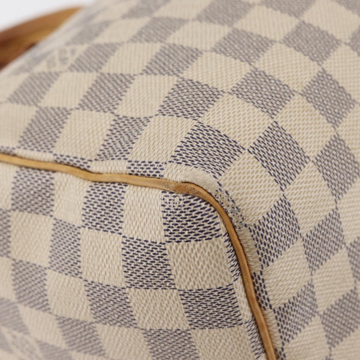 LOUIS VUITTON Damier Azur Speedy 25 Hand Bag N41534 LV Auth 182302
