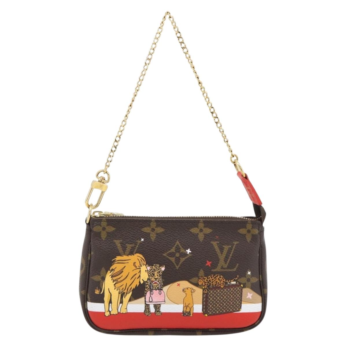 LOUIS VUITTON Monogram Mini Pochette Accessoires Pouch M63830 LV Auth 182310SAM
