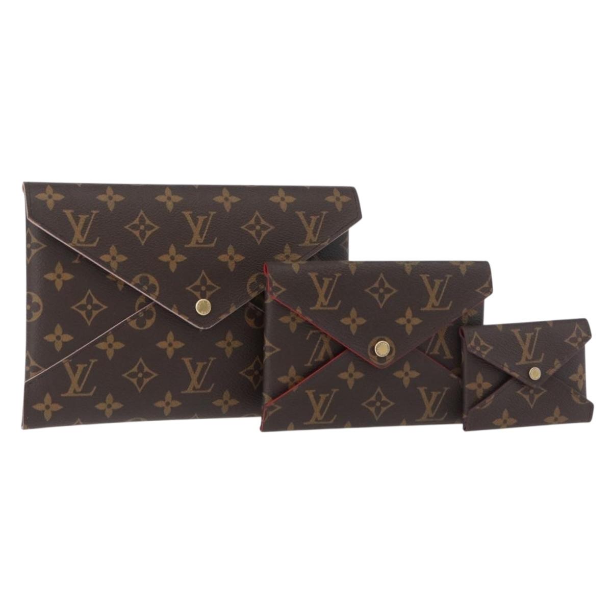LOUIS VUITTON Monogram Clutch Bag Pochette Kirigami Pouch M62034 LV Auth 182316M
