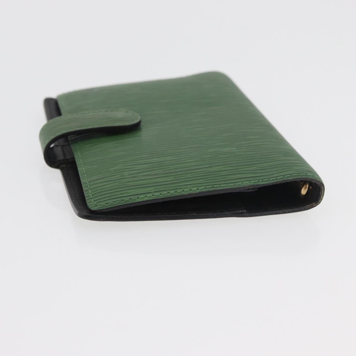 LOUIS VUITTON Epi Agenda PM Day Planner Cover Green R20054 LV Auth 182318