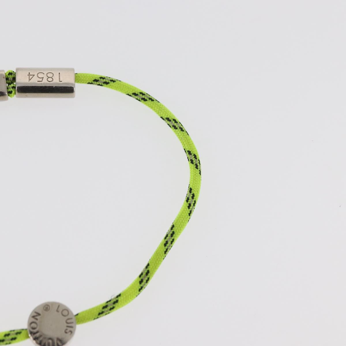 LOUIS VUITTON LV Fluo Bracelet metal Yellow Silver MP2143 LV Auth 182320V