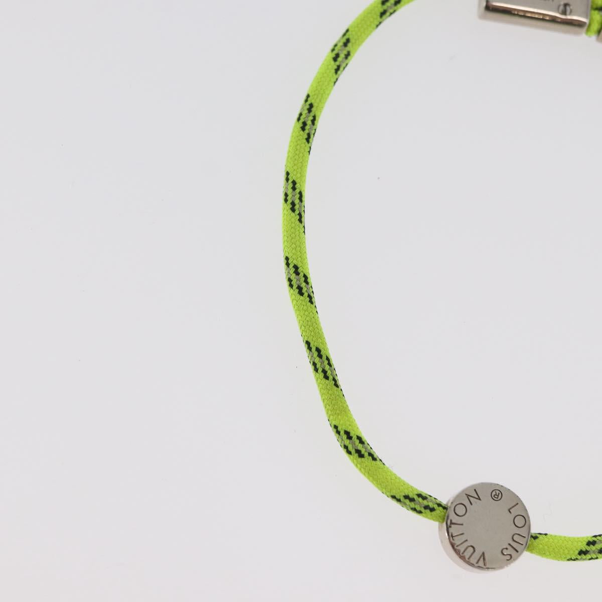 LOUIS VUITTON LV Fluo Bracelet metal Yellow Silver MP2143 LV Auth 182320V