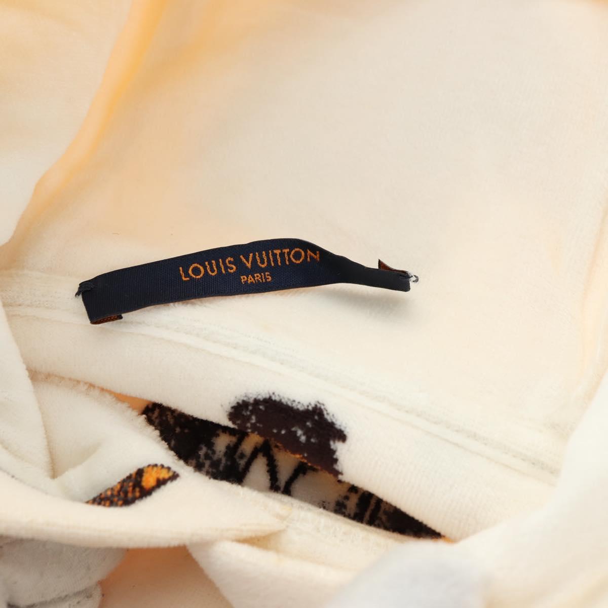 LOUIS VUITTON New Walkers Print Hoodie Virgil Abloh Cotton M Ivory Auth 182324SM