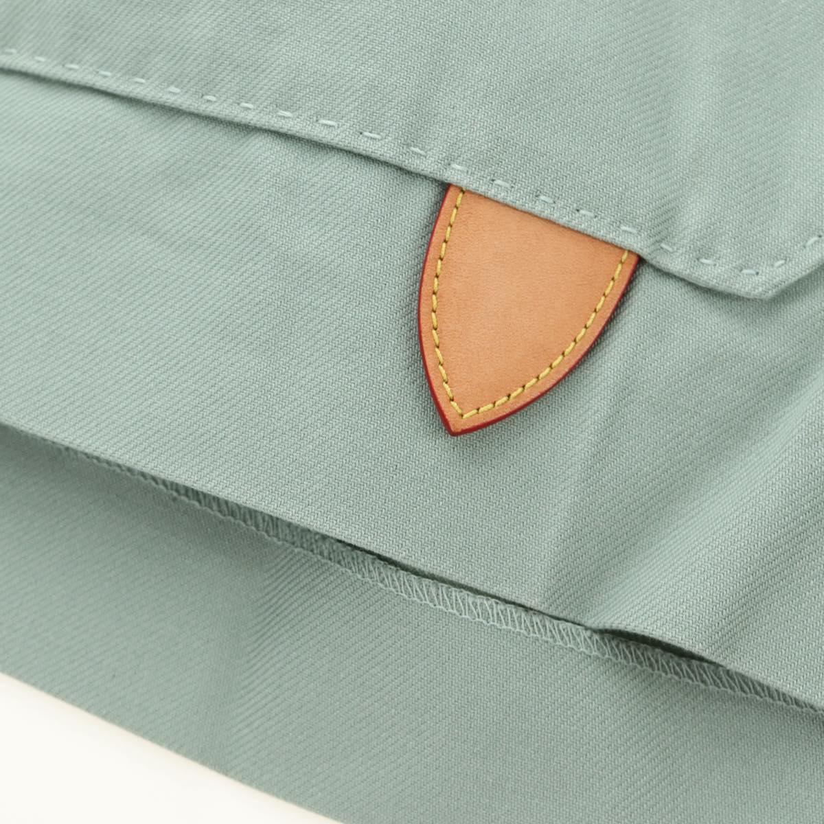 LOUIS VUITTON Hoody Cotton M Green LV Auth 182325SAM