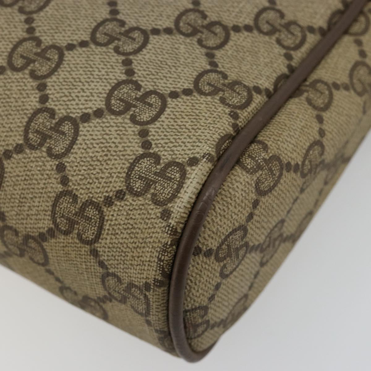 GUCCI GG Supreme Web Sherry Line Bag Beige Red Green 63 01 012 Auth 182367