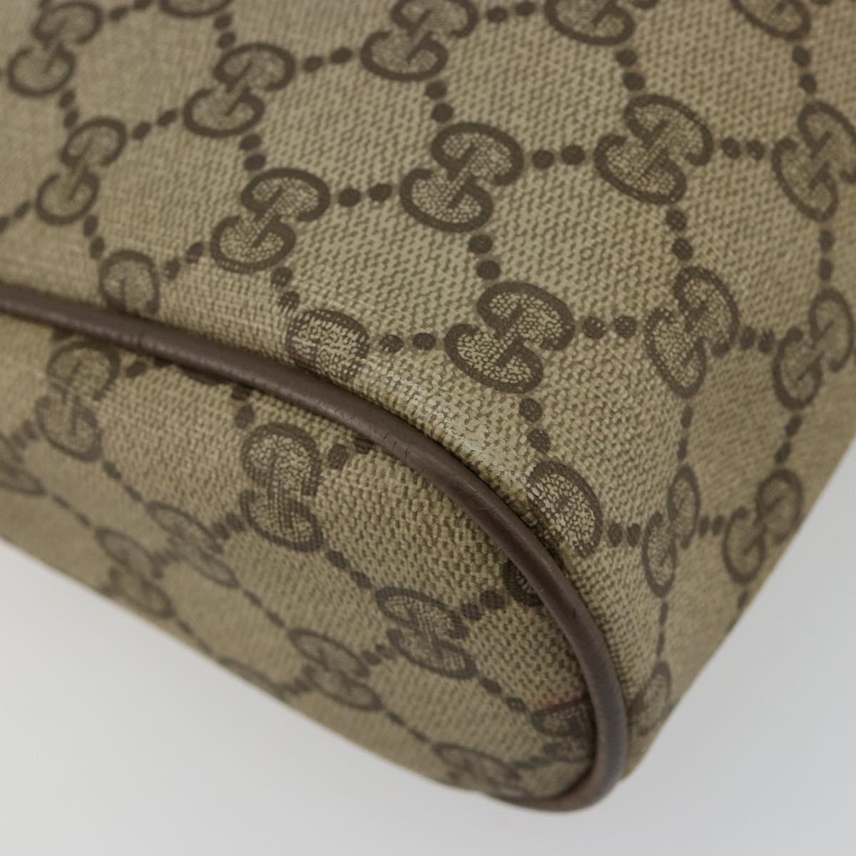 GUCCI GG Supreme Web Sherry Line Bag Beige Red Green 63 01 012 Auth 182367