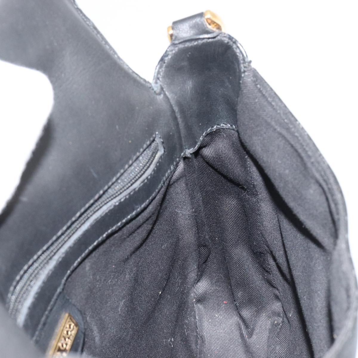 GUCCI Micro GG Supreme Web Sherry Line Bag PVC Black 001 115 0914 Auth 182409
