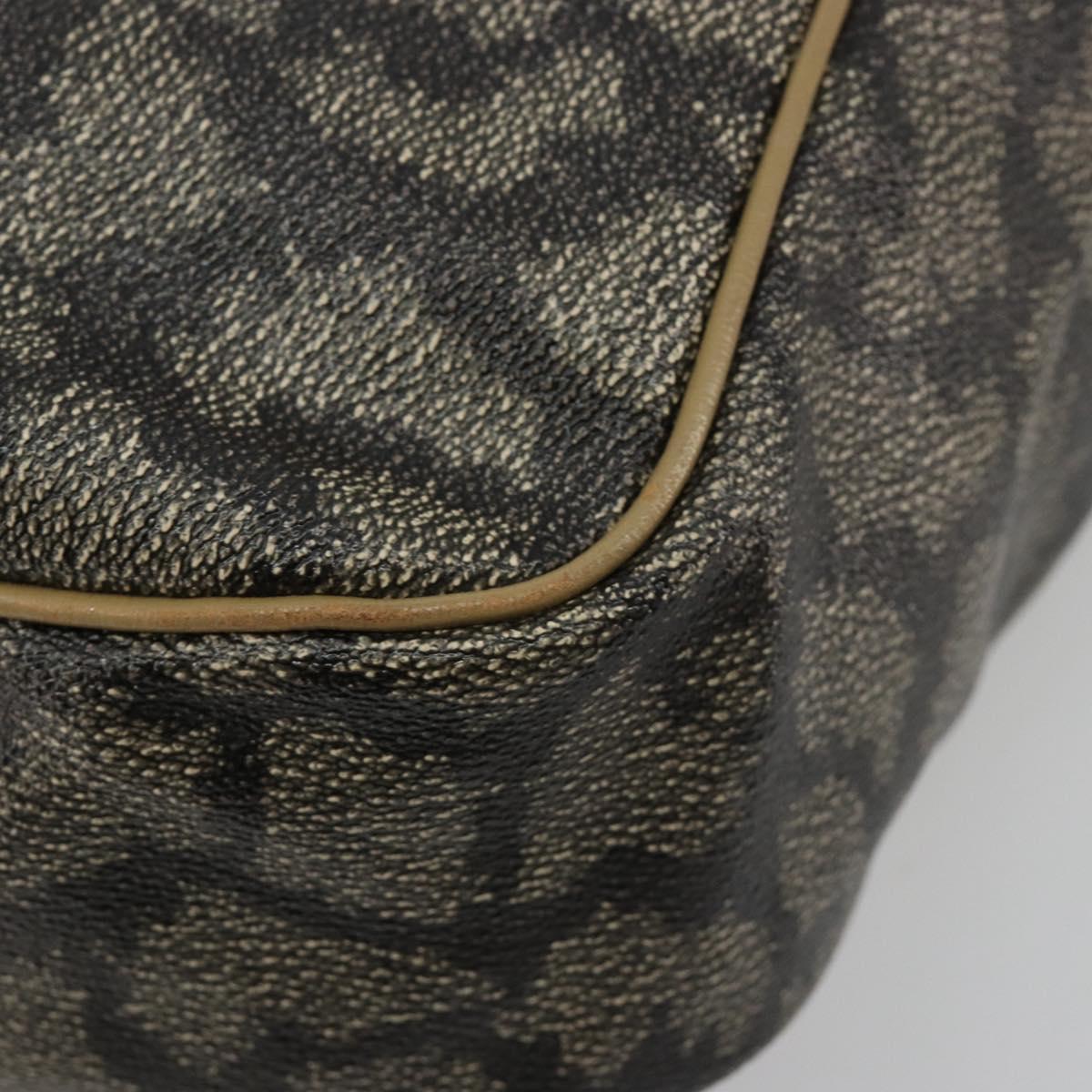 SAINT LAURENT Tote Bag PVC Canvas Brown Auth 182427
