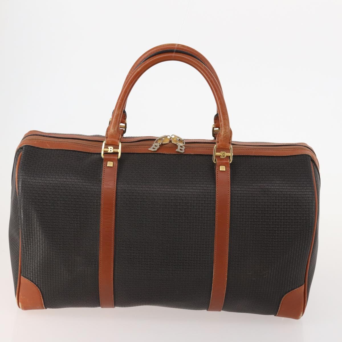 BALLY Boston Bag PVC 2 Set Black Auth 182521