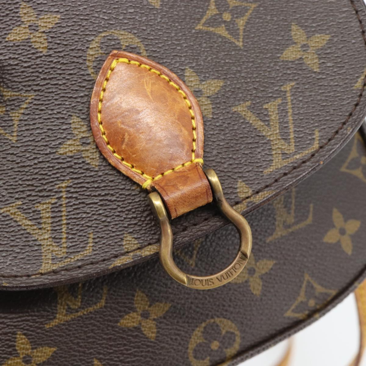 LOUIS VUITTON Monogram Saint Cloud PM Shoulder Bag M51244 LV Auth 182555