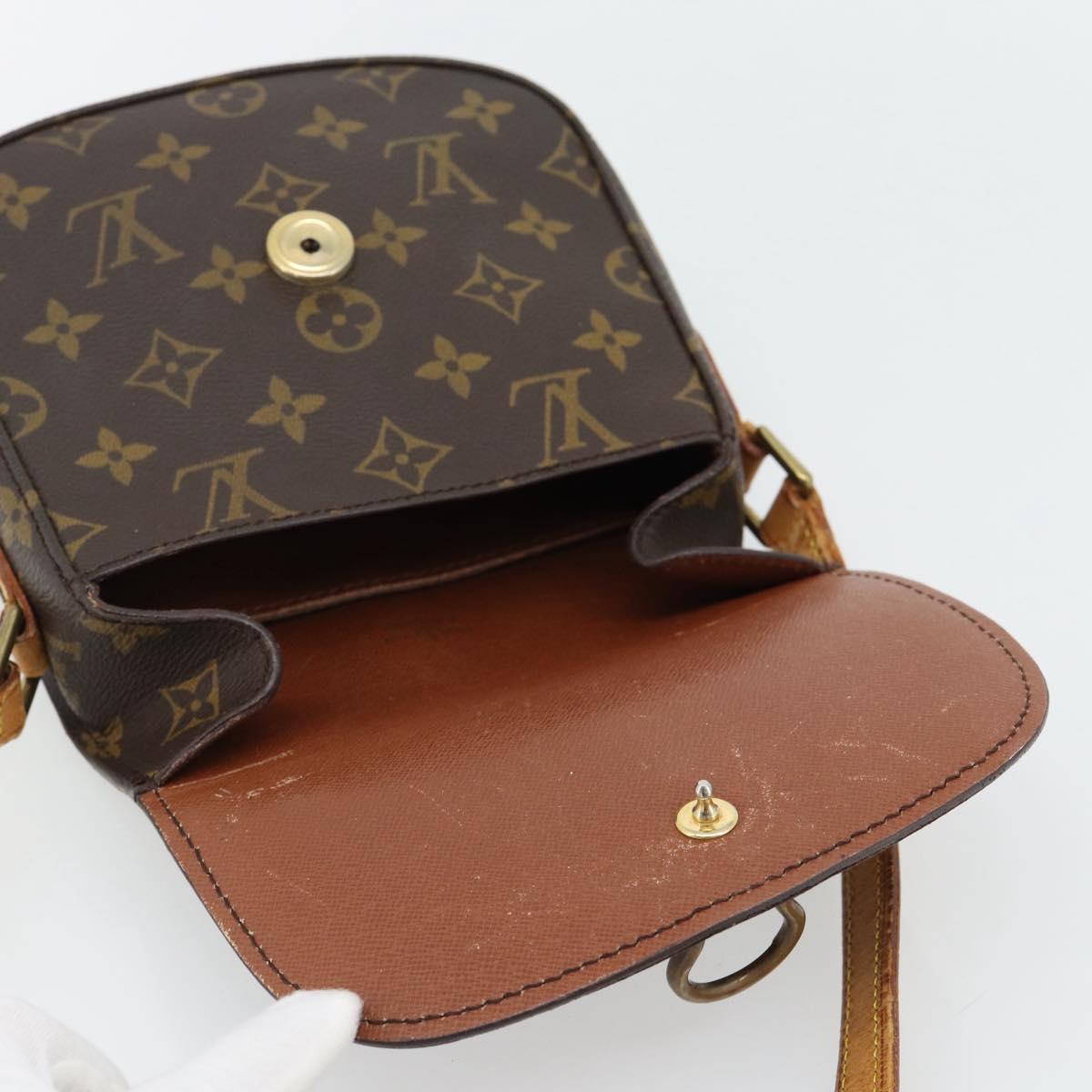 LOUIS VUITTON Monogram Saint Cloud PM Shoulder Bag M51244 LV Auth 182555
