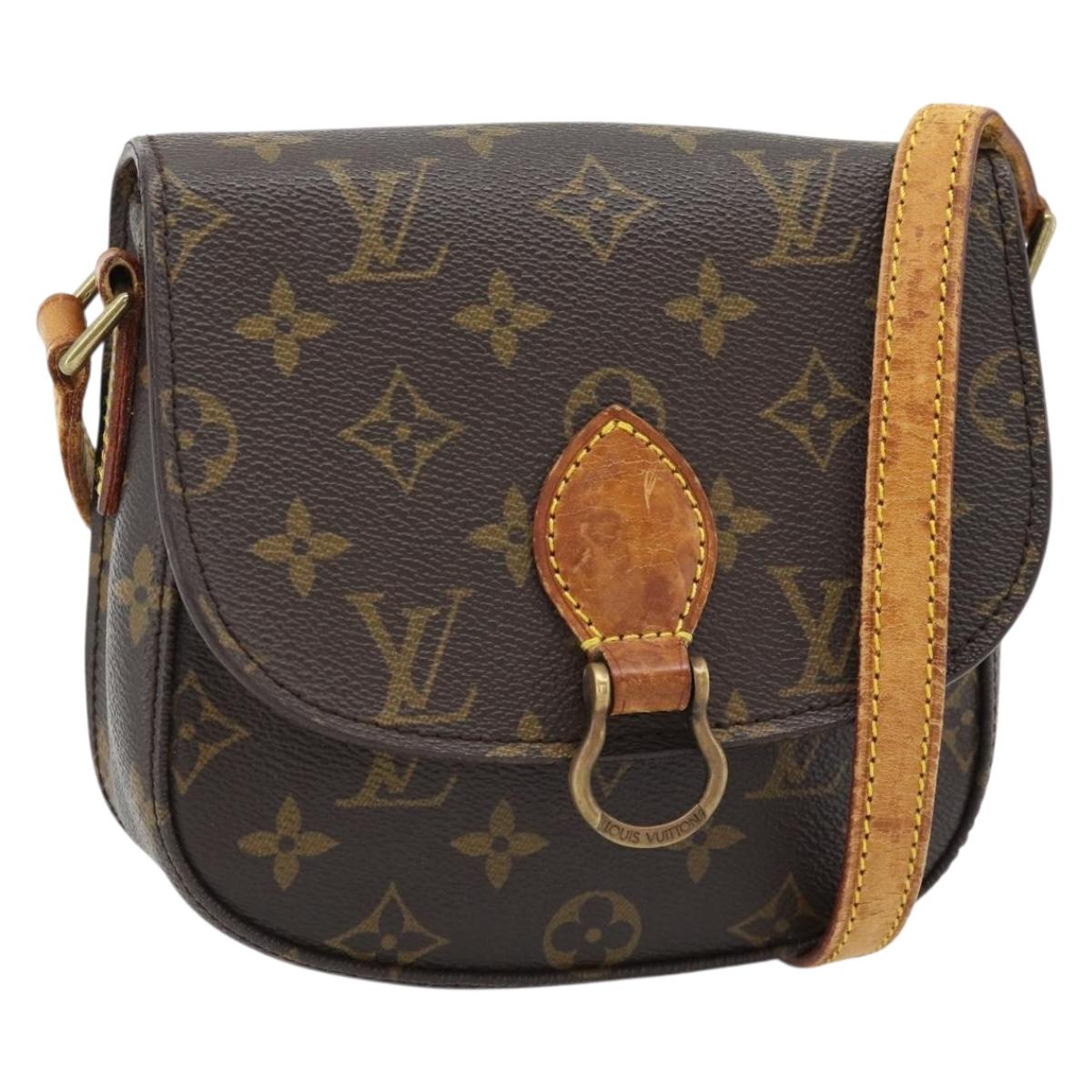 LOUIS VUITTON Monogram Saint Cloud PM Shoulder Bag M51244 LV Auth 182555