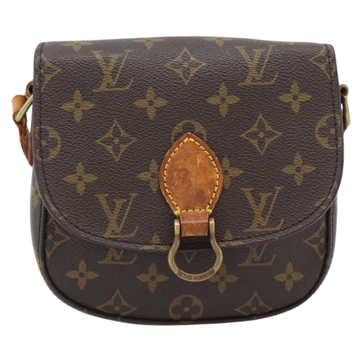 LOUIS VUITTON Monogram Saint Cloud PM Shoulder Bag M51244 LV Auth 182555