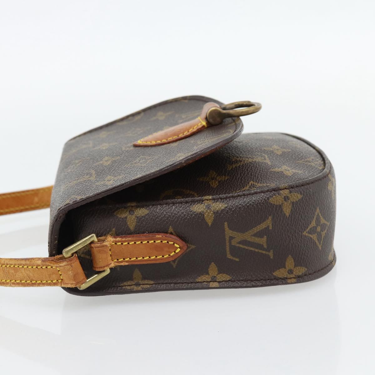 LOUIS VUITTON Monogram Saint Cloud PM Shoulder Bag M51244 LV Auth 182555