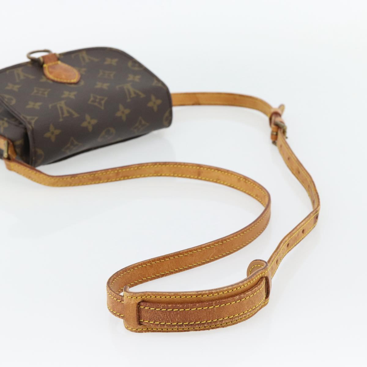 LOUIS VUITTON Monogram Saint Cloud PM Shoulder Bag M51244 LV Auth 182555