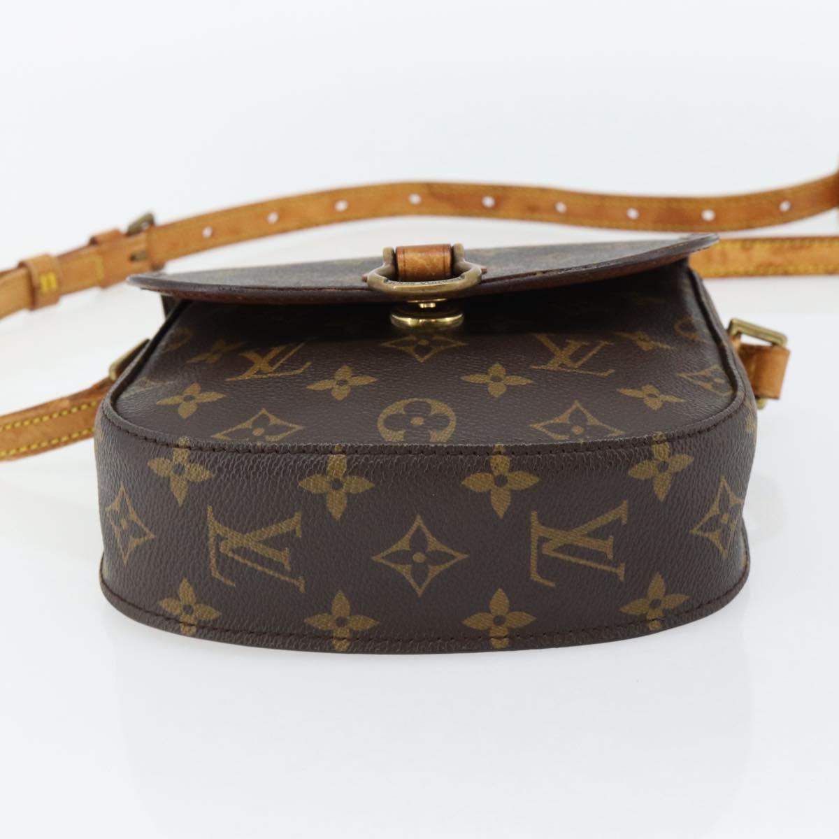 LOUIS VUITTON Monogram Saint Cloud PM Shoulder Bag M51244 LV Auth 182555