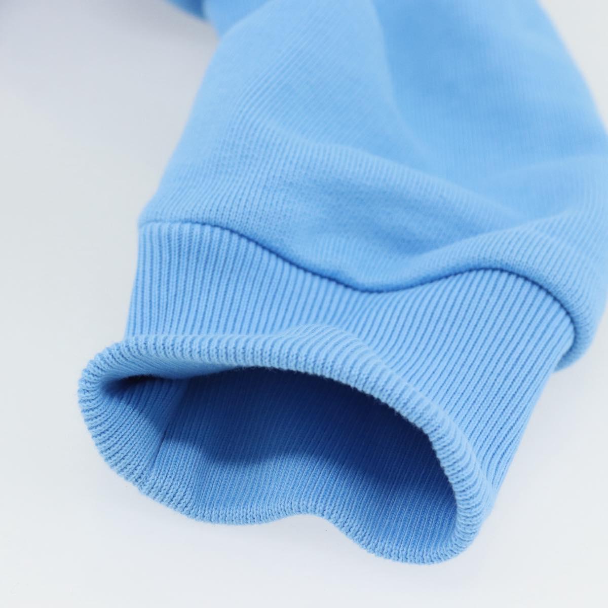 LOEWE Cropped Hoodie cotton S Light Blue Auth 182565M