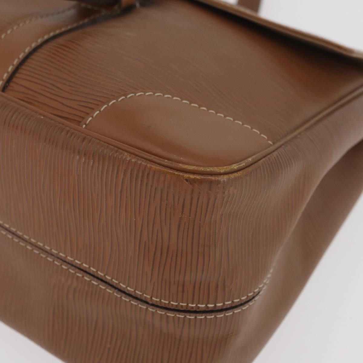 LOUIS VUITTON Epi Segur MM Shoulder Bag Brown Camel M58861 LV Auth 182606A