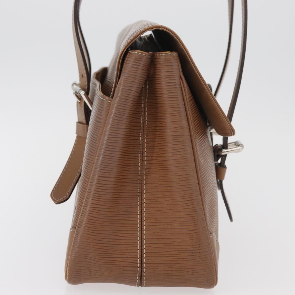 LOUIS VUITTON Epi Segur MM Shoulder Bag Brown Camel M58861 LV Auth 182606A