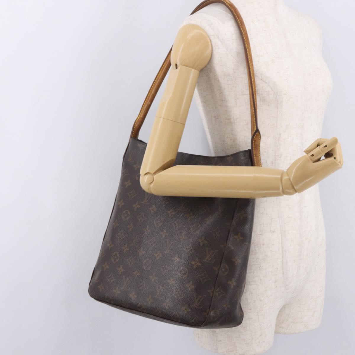 LOUIS VUITTON Monogram Looping GM Shoulder Bag M51145 LV Auth 182608