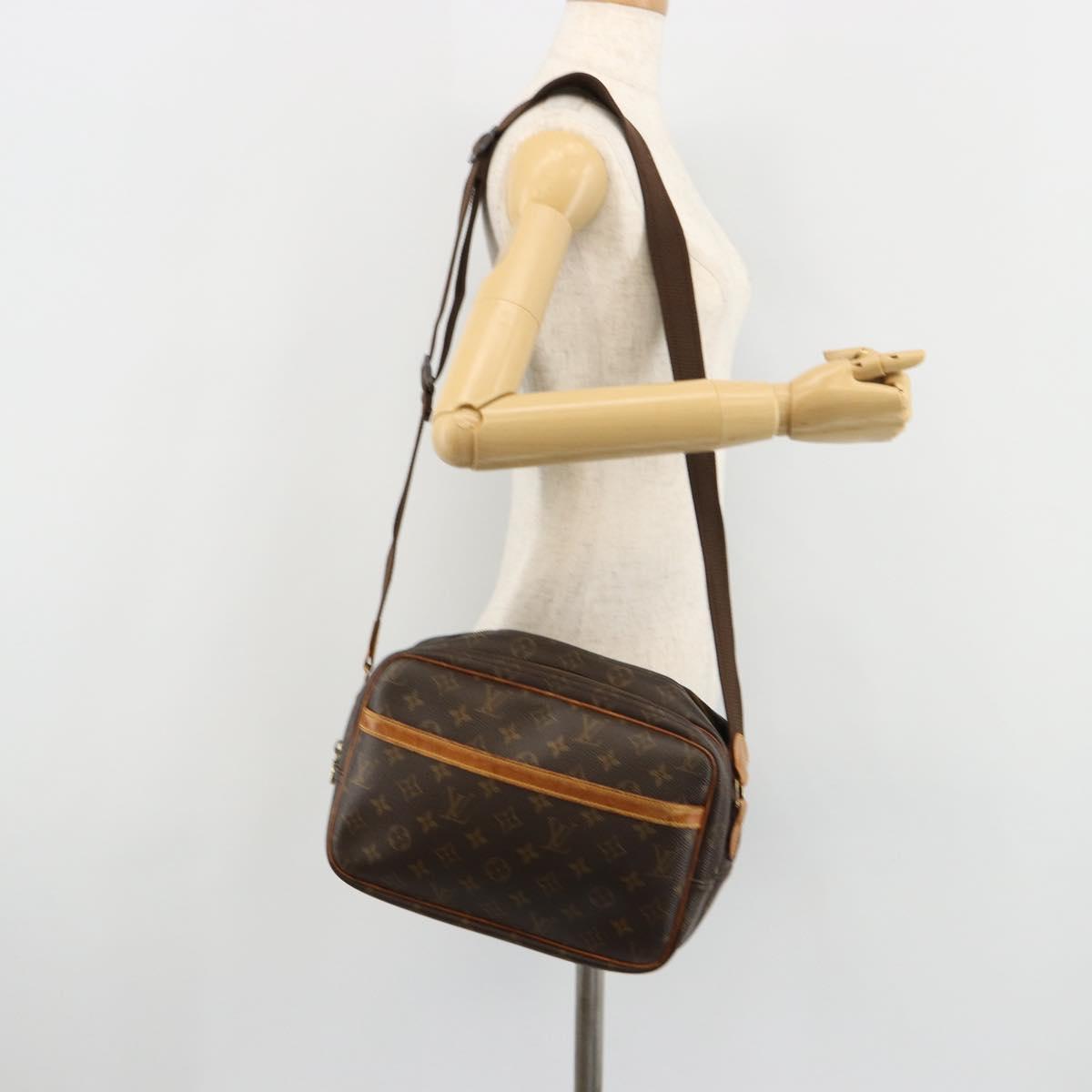 LOUIS VUITTON Monogram Reporter PM Shoulder Bag M45254 LV Auth 182612