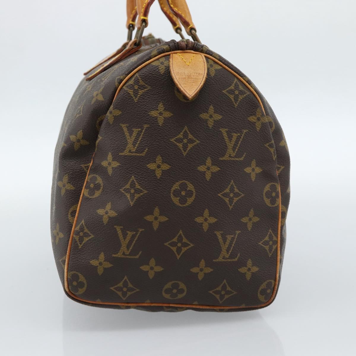 LOUIS VUITTON Monogram Speedy 30 Hand Bag M41526 LV Auth 182620A