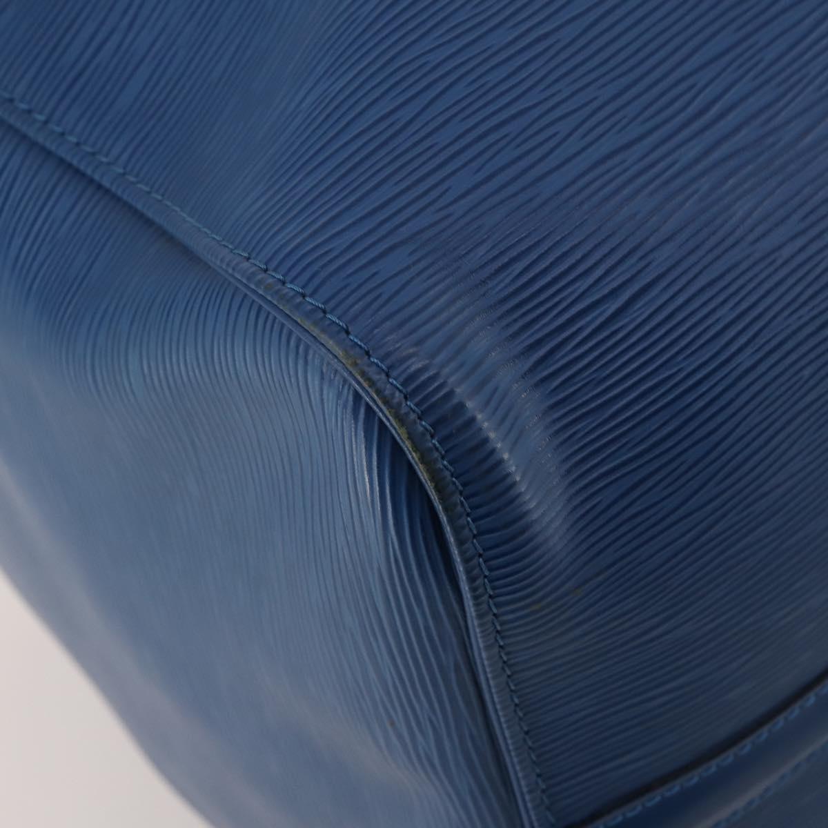 LOUIS VUITTON Epi Keepall 55 Boston Bag Toledo Blue M42955 LV Auth 182624