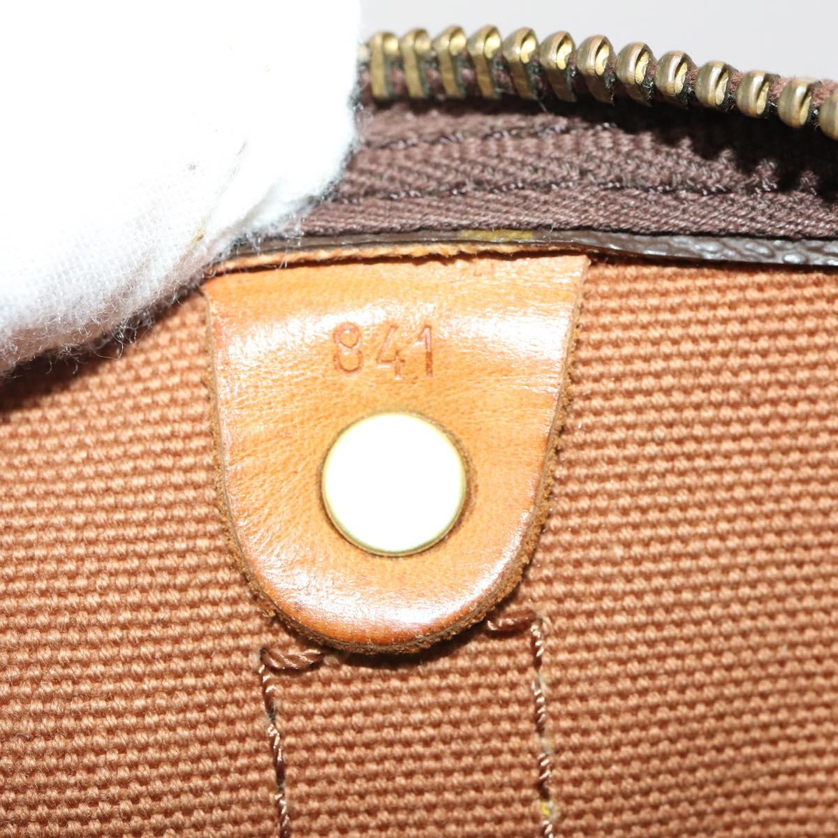 LOUIS VUITTON Monogram Keepall 50 Boston Bag M41426 LV Auth 182626