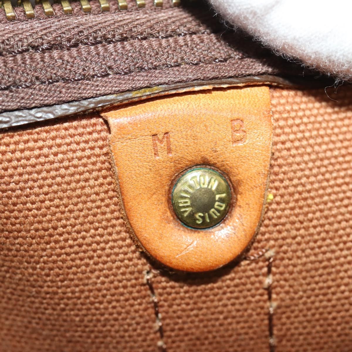 LOUIS VUITTON Monogram Keepall 50 Boston Bag M41426 LV Auth 182626