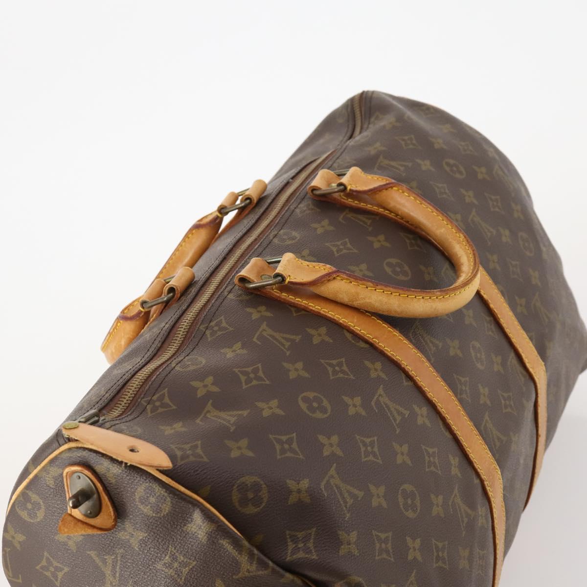 LOUIS VUITTON Monogram Keepall 50 Boston Bag M41426 LV Auth 182626