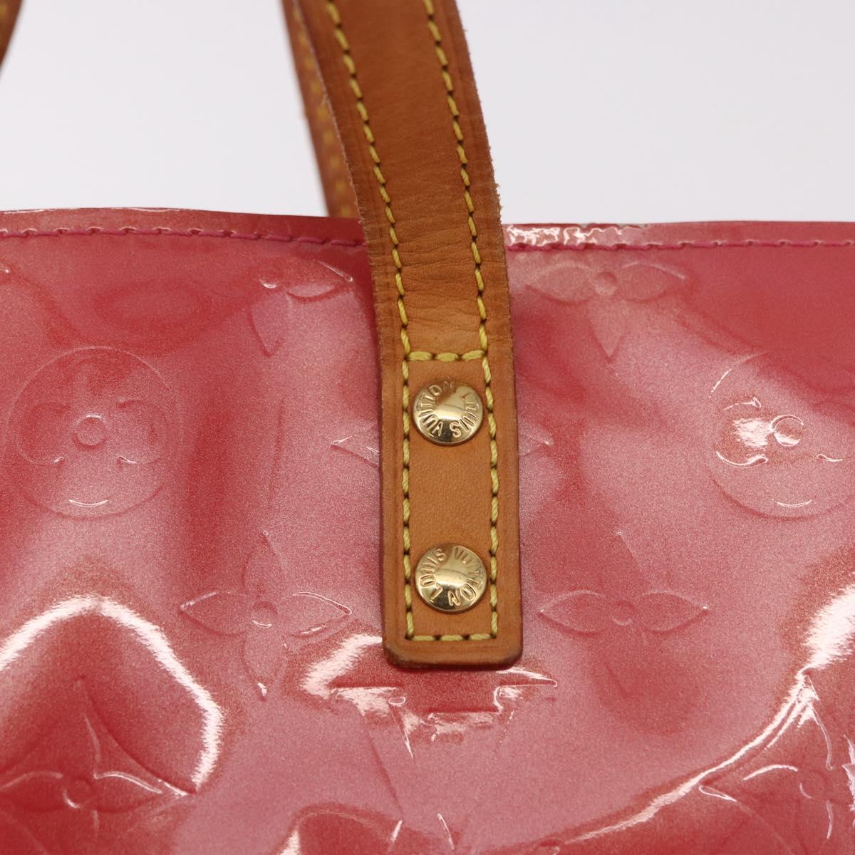 LOUIS VUITTON Monogram Vernis Reade PM Hand Bag Fran Boise M9132F LV Auth 182635
