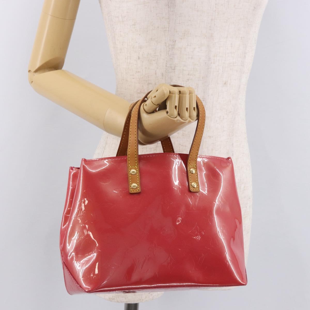 LOUIS VUITTON Monogram Vernis Reade PM Hand Bag Fran Boise M9132F LV Auth 182635