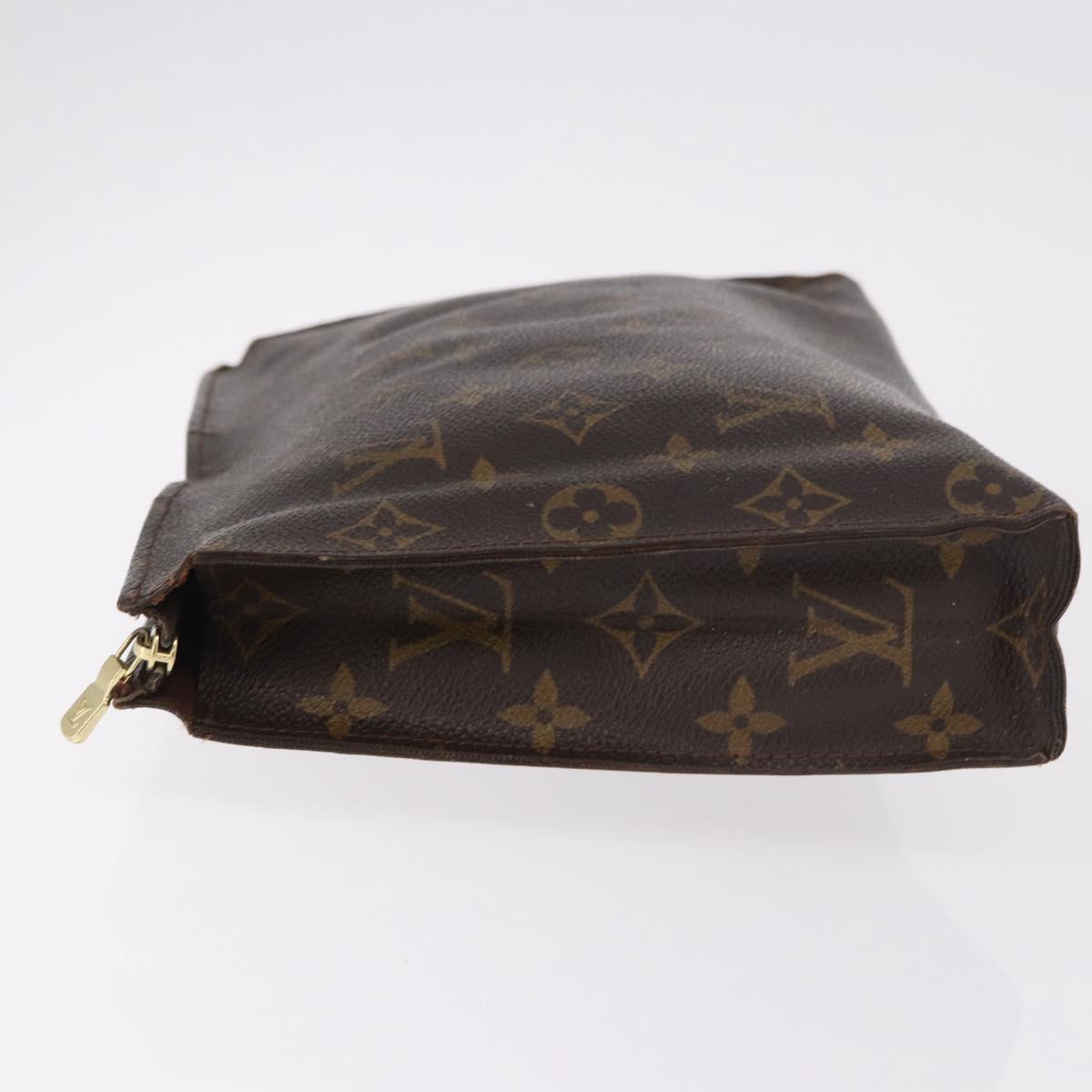 LOUIS VUITTON Monogram Poche Toilette 26 Pouch M47542 LV Auth 182646