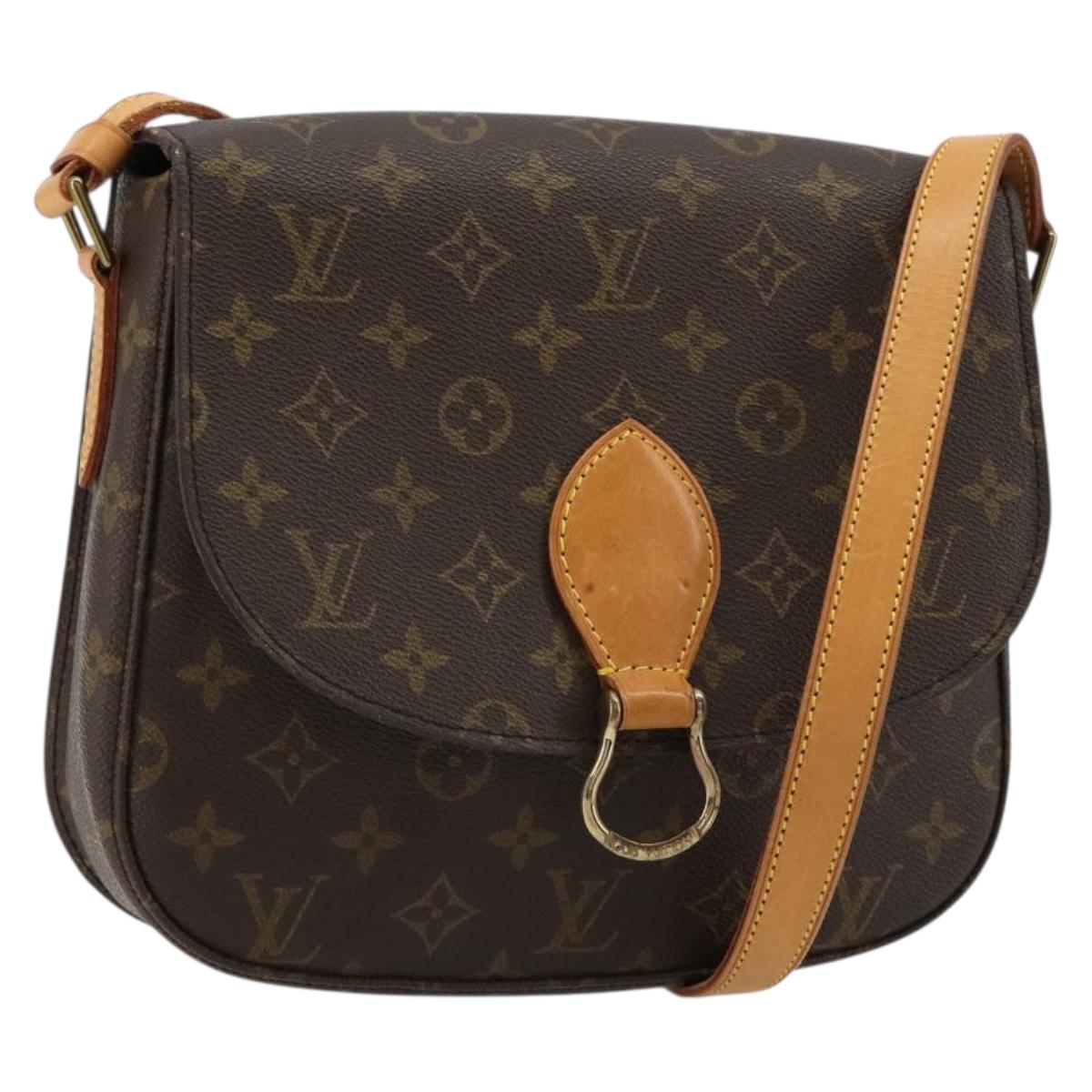 LOUIS VUITTON Monogram Saint Cloud GM Shoulder Bag M51242 LV Auth 182650