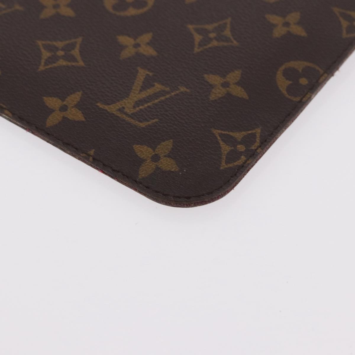 LOUIS VUITTON Monogram Neverfull MM Pouch Accessory Pouch LV Auth 182653A