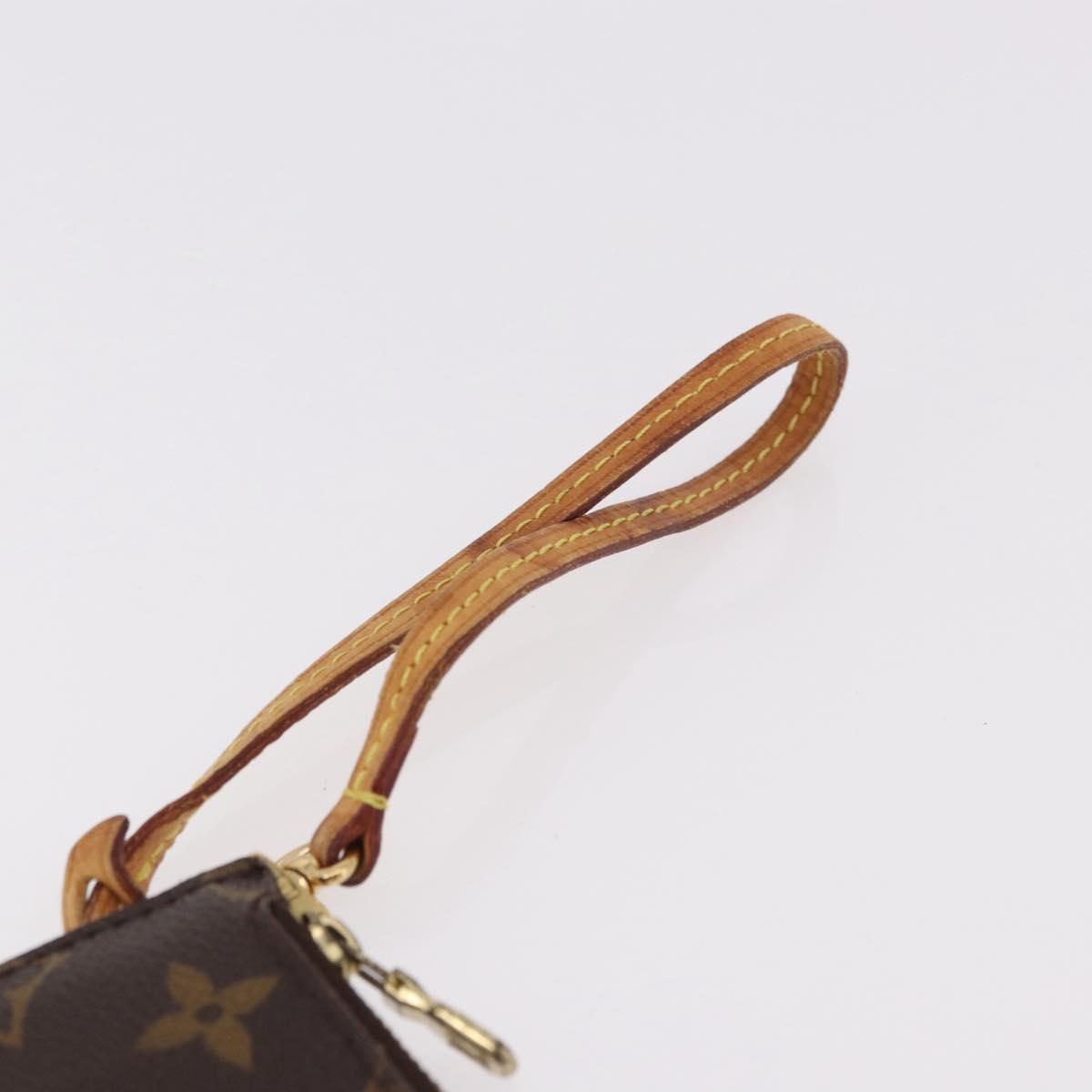 LOUIS VUITTON Monogram Neverfull MM Pouch Accessory Pouch LV Auth 182653A