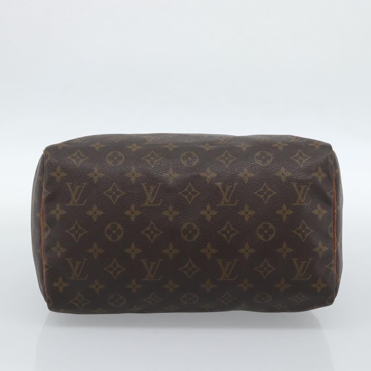 LOUIS VUITTON Monogram Speedy 30 Hand Bag M41526 LV Auth 182659