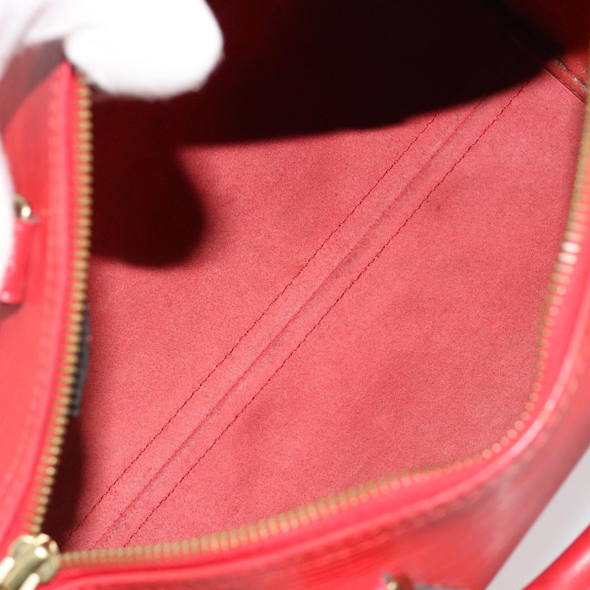 LOUIS VUITTON Epi Speedy 25 Hand Bag Castilian Red M43017 LV Auth 182664A