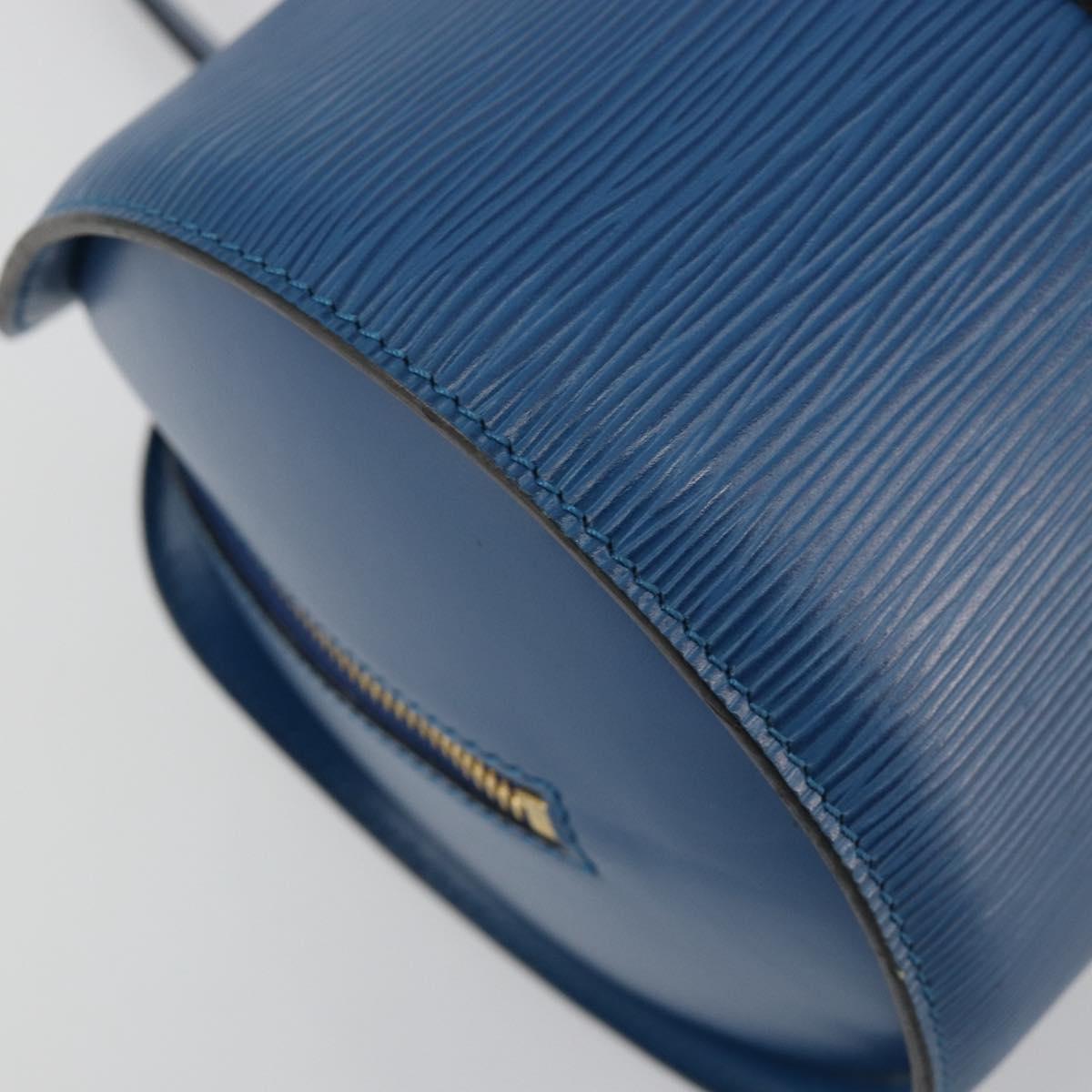 LOUIS VUITTON Epi Soufflot Hand Bag Blue M52225 LV Auth 182665A