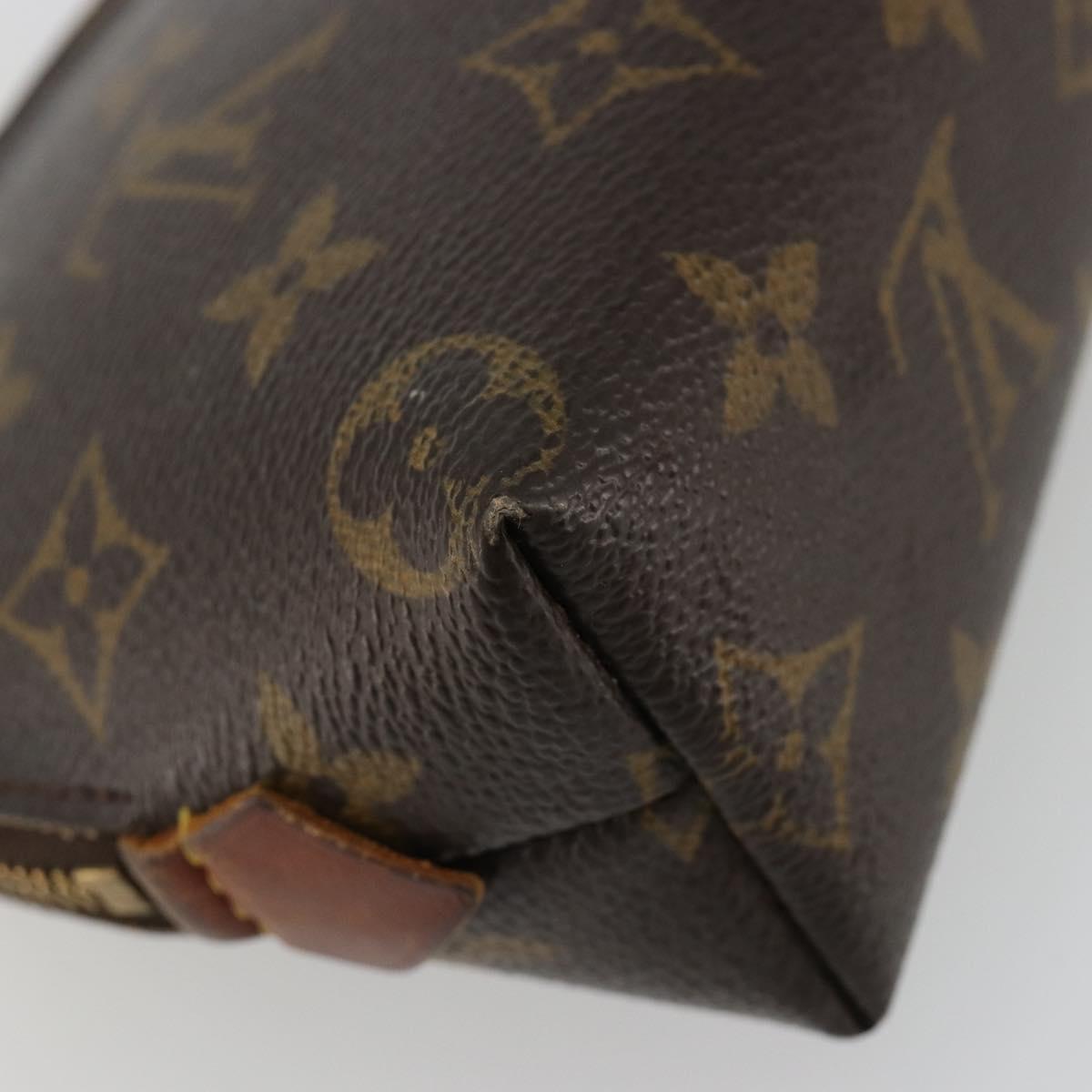 LOUIS VUITTON Monogram Pochette Cosmetic PM Pouch M43998 LV Auth 182668