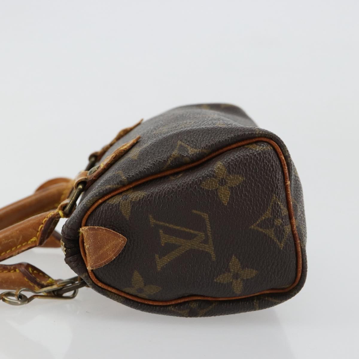 LOUIS VUITTON Monogram Mini Speedy Hand Bag M41534 LV Auth 182690