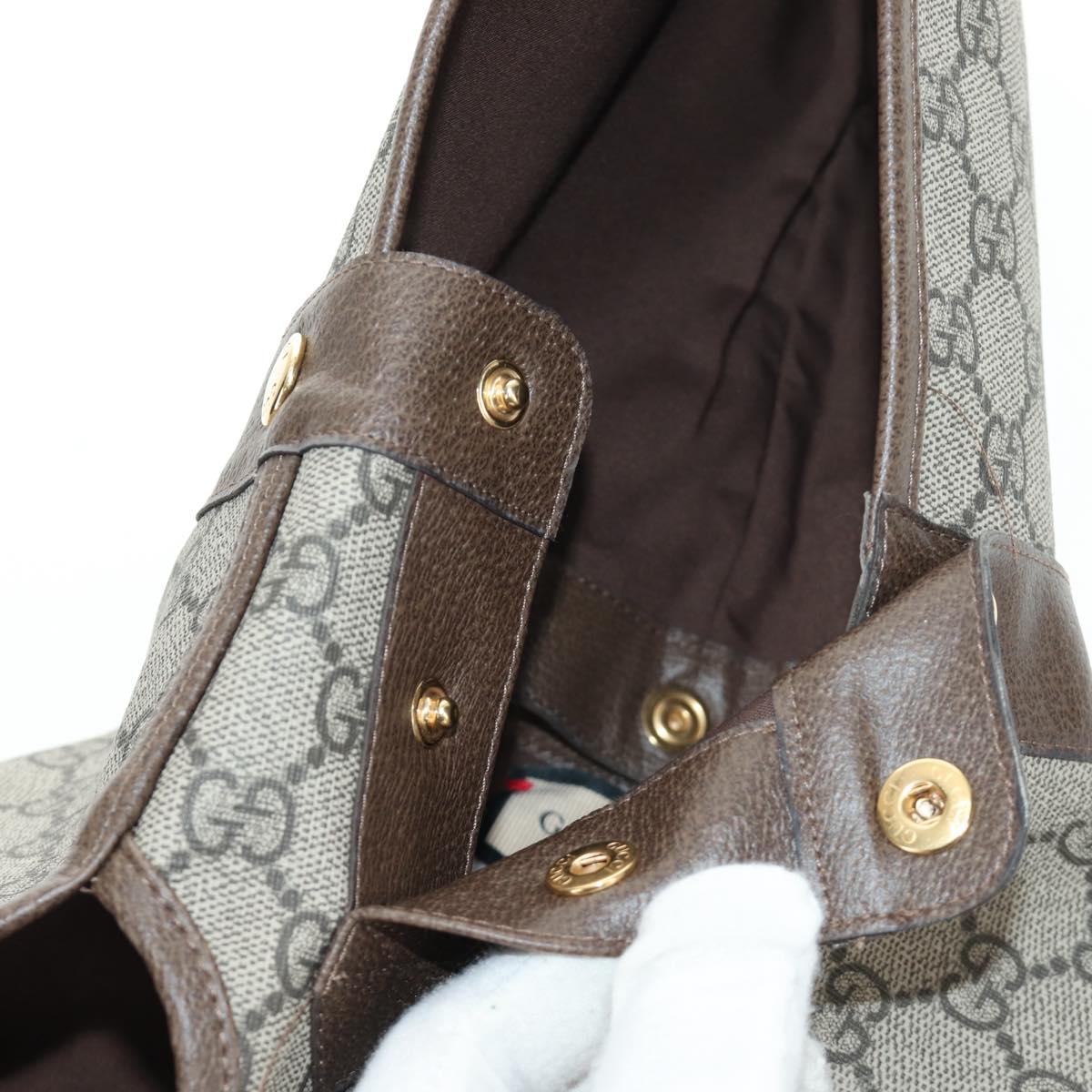 GUCCI GG Supreme Pet Harness Coat Set PVC Beige Gold 692963 Auth 182693V