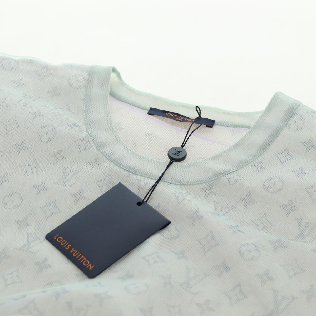LOUIS VUITTON Tulle layered T-Shirt Nylon Multicolor RM201 LV Auth 182695M