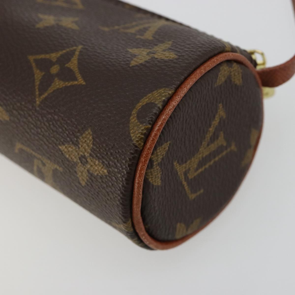 LOUIS VUITTON Monogram Papillon Pouch LV Auth 182698A