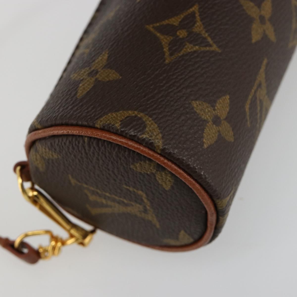 LOUIS VUITTON Monogram Papillon Pouch LV Auth 182698A
