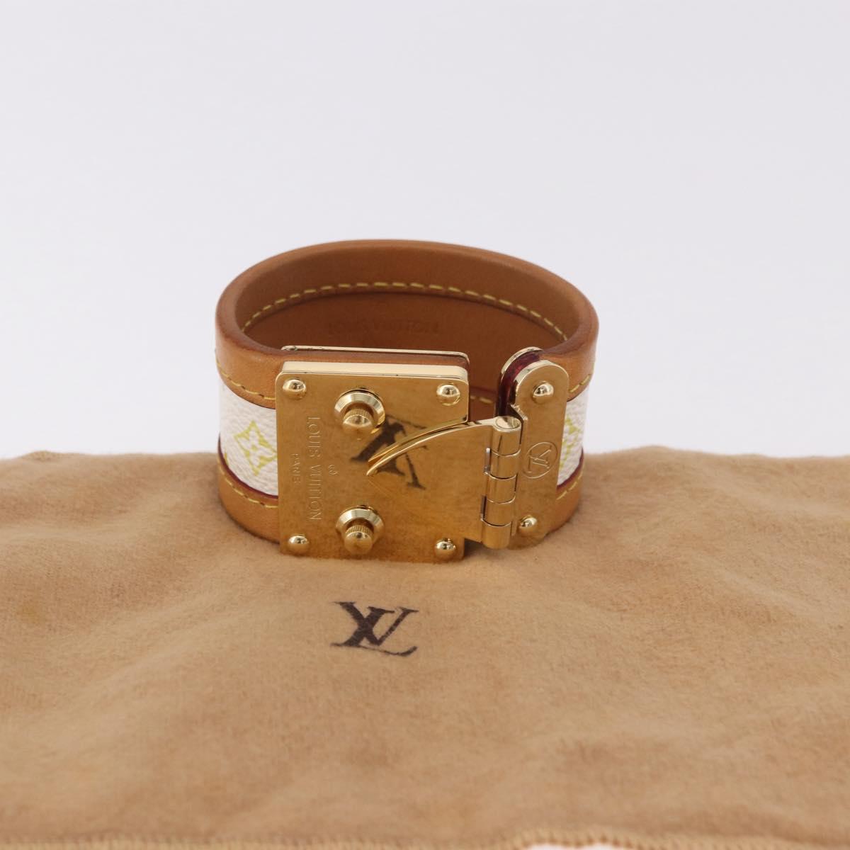 LOUIS VUITTON Monogram Multicolor Brass Koala White M65344 LV Auth 182703