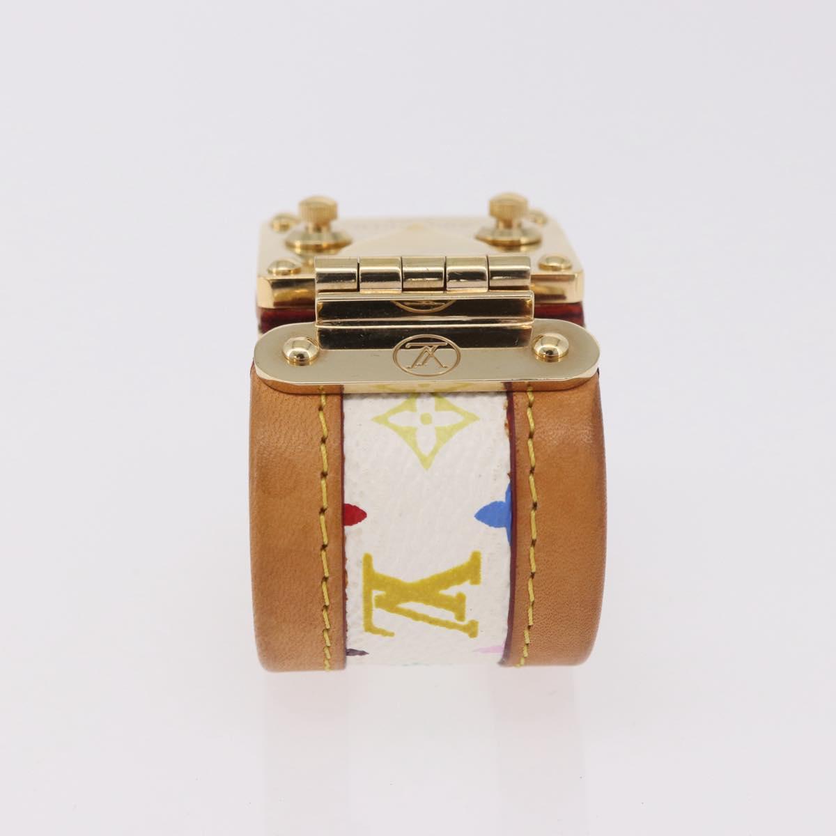 LOUIS VUITTON Monogram Multicolor Brass Koala White M65344 LV Auth 182703