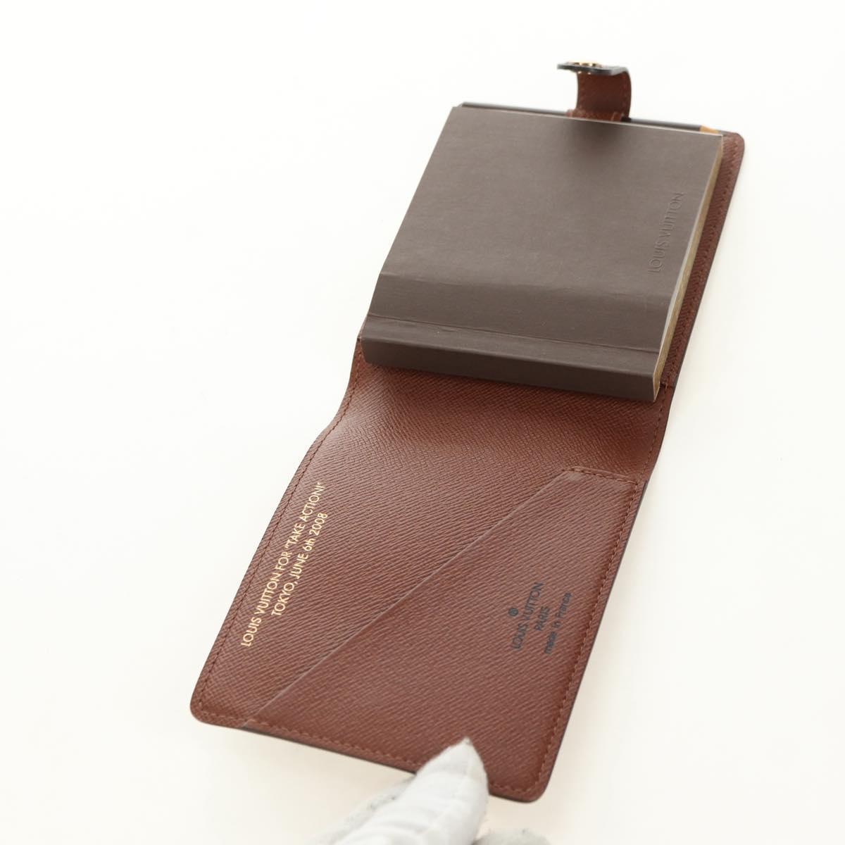 LOUIS VUITTON Monogram Memo Cover LV Auth 182705SAV