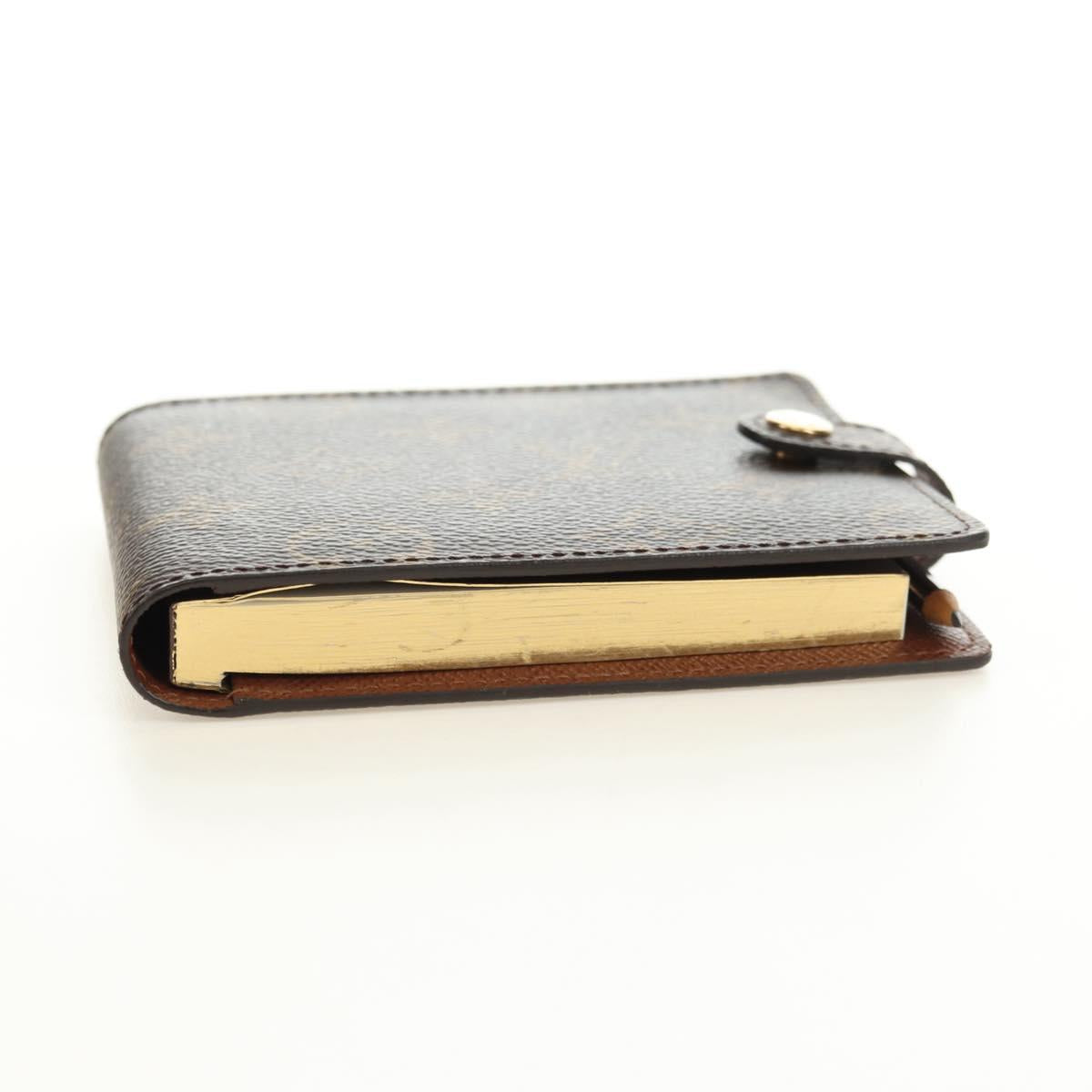 LOUIS VUITTON Monogram Memo Cover LV Auth 182705SAV