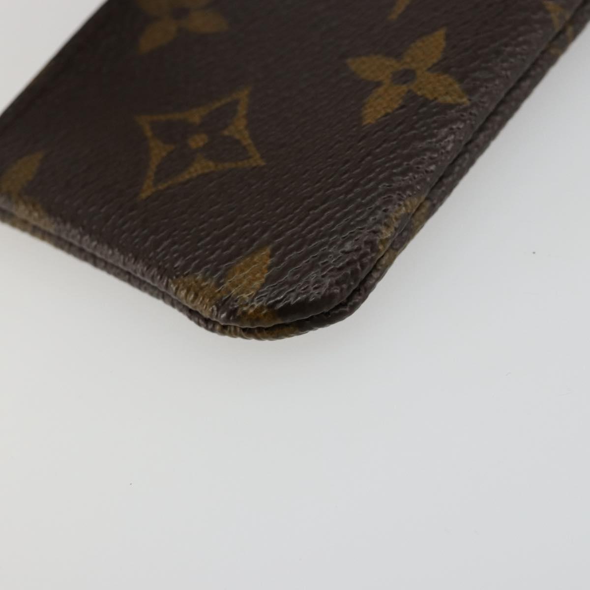 LOUIS VUITTON Monogram Pochette Cles Coin Purse M62650 LV Auth 182706